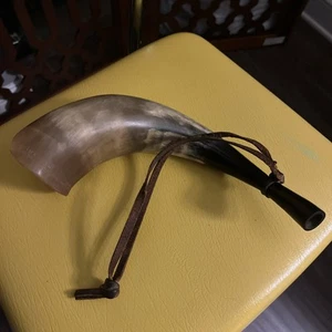 Antikes Pulverhorn 19. Jahrhundert toller Ausstellungszustand! - Bild 1 von 6