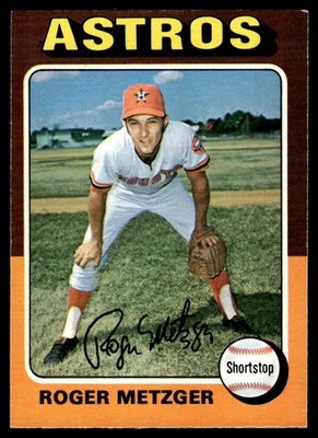 1975 O-Pee-Chee Vintage OPC Baseball Roger Metzger Houston Astros #541 - Image 1 of 2
