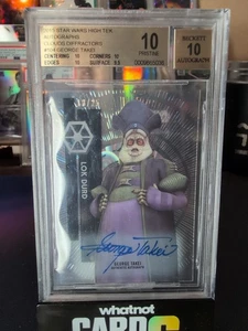 Lok Durd George Takei Auto 14/25 Beckett 10 2015 Star Wars High Tek Clouds Topps - Bild 1 von 2