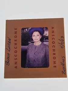 SOPHIA LOREN ACTRESS VINTAGE PHOTO 35MM FILM SLIDE - Picture 1 of 8