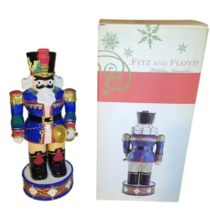 Fitz And Floyd Holiday Nutcracker 14" Ceramic Figurine w/box - Picture 1 of 8