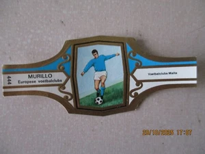 444 Malta MURILLO EUROPESE VOETBALCLUBS CIGAR BAND 1977 (DUTCH ISSUE) - Picture 1 of 1