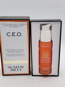 SUNDAY RILEY C.E.O. 15% Vitamin C Brightening Serum 1.7oz / 50ml New in Box - Picture 1 of 7