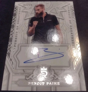 2024 Topps Royalty Tennis Bemoit Paire Autograph Auto Pursuit /75 #PGS-BPE Card - Bild 1 von 4