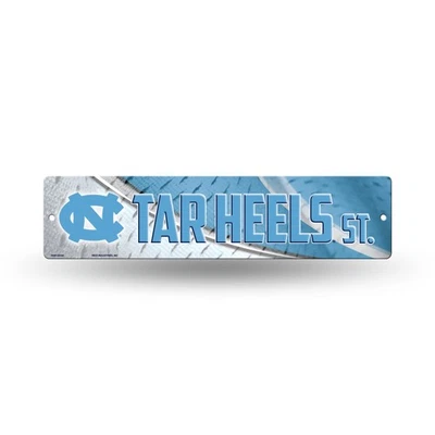 Placa de rua North Carolina Tar Heels NCAA 16" para garagem, escritório, caverna do homem - Imagem 1 de 4