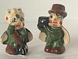 Vintage Paar Marienkäfer Biene anthropomorphe Figur Kamerman & Hausfrau Keramik Japan - Bild 1 von 4