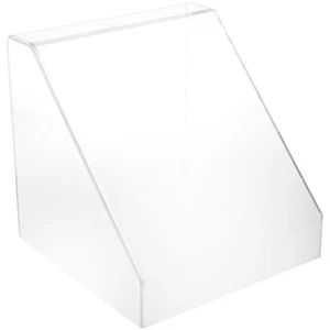 Plymor Clear Acrylic Slanted Front Display Case with No Base, 12" x 12" x 12" - Picture 1 of 1