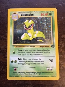 Pokémon TCG Victreebel Jungle 14/64 Holo Unlimited Holo Rare LP - Picture 1 of 2