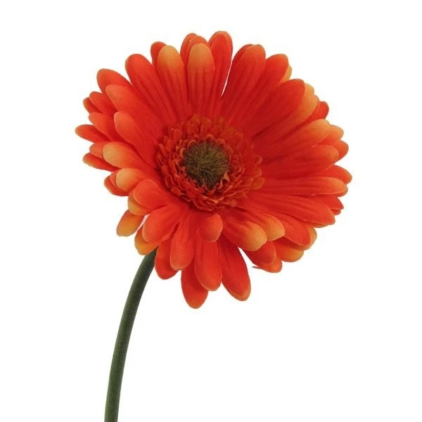 Kunstblume GERBERA 50cm, Künstliche Blume in ORANGE - Bild 1 von 1