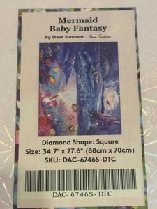 Meerjungfrau Baby Fantasy Diamond Art Club Diamond Painting versiegelt alles inklusive neu - Bild 1 von 6