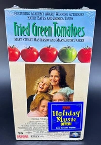 Fried Green Tomatoes (VHS, 1991) Sealed With Holiday Music Offer - Picture 1 of 6
