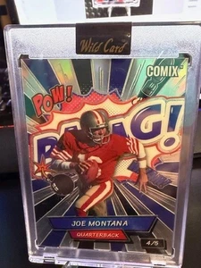 2025 Wild Card Comix BAANG POW! Legend- Joe Montana - 4/5 - Picture 1 of 2
