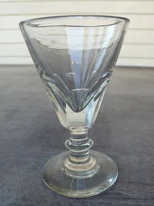 Très beau verre ancien de bistrot ou service - verre soufflé/taillé (ref 13) - Imagen 1 de 1