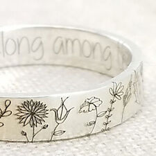 Dandelion Flower Ring Vintage Simplicity Carved Flower Ring For Girls Gift
