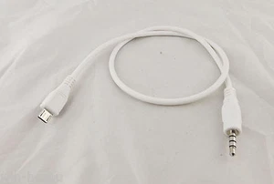 1x 3.5mm 4 pole Stereo Male To Micro USB 5 Pin Male Extension Audio Cable 1.5ft - Picture 1 of 7