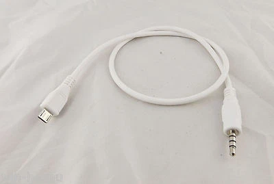 1x 3.5mm 4 pole Stereo Male To Micro USB 5 Pin Male Extension Audio Cable 1.5ft - Image 1 of 4