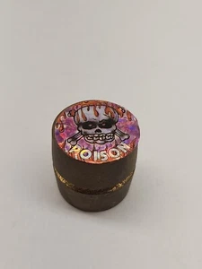 Pog Slammer de latón liso vintage de más de 1" de espesor veneno para cráneo - Imagen 1 de 4