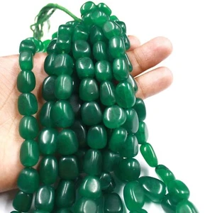 Amazing Green Onyx Drill Mala 4 Piece 2050 Carat Certified (Length-300) Gems SA - Picture 1 of 8