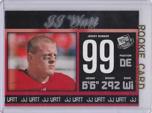 J.J. WATT RC Wisconsin Badgers #99 ROOKIE CARD Football JJ 2011 Houston Texans - Picture 1 of 2