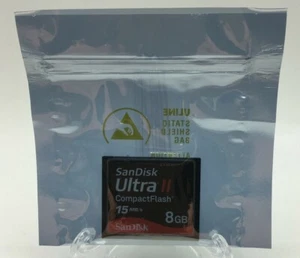 SanDisk Ultra II 8GB CompactFlash Card 15MB/s - Red/Black (SDCFH-008G-E11) - Picture 1 of 1