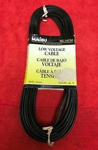 Malibu ML14250 Low Voltage Cable For Outdoor Lighting 50 Ft 14 Gauge NOS - Picture 1 of 4