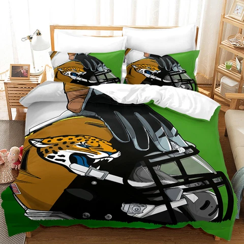 Jacksonville Jaguars Bedding Set Duvet Cover Quilt Cover 2 Pillowcase US size Cover