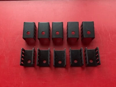 10x 6079B AAVID THERMALLOY HEAT SINK TO-220 Aluminum 1.5W @ 40°C Board Level