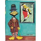 Chuck Jones Signed Toulouse Le Duck Daffy 1991 Warner Brothers Ltd Ed Litho 350