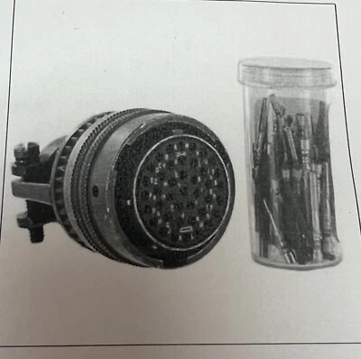 Amphenol Industrial MS312620-41S enchufe recto 20 enchufes 0,625 pulgadas 2,753 pulgadas  Foto 1 de 2