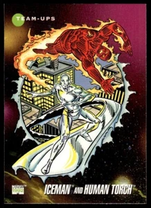 1992 Skybox Marvel Universe Series Team-Ups Iceman & Human Torch #82 - Picture 1 of 2