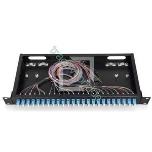 48 core LC with adapter pigtail 24 Ports Patch Panel Fiber Optic Terminal Box - Afbeelding 1 van 1