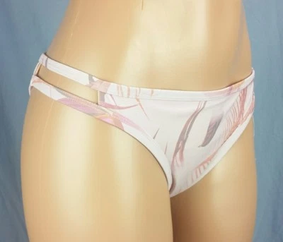 Parte inferior de bikini LA Hearts con tiras laterales - L grande - rosa floral Foto 1 de 4