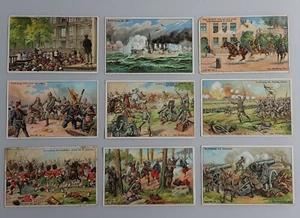 9 Kaufmannsbilder 1 Weltkrieg 1914 WK1 WW1 Soldaten Schlacht Armee Krieg Militär - Bild 1 von 11