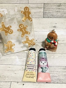 Bath & Body Works Gingerbread Man Holiday Collection Product Holder Hand Cream - Picture 1 of 9