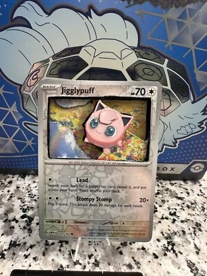 Shadowbox Jigglypuff 039/165 Sv: Scarlet & Violet 151 Reverse Holo - Image 1 of 3