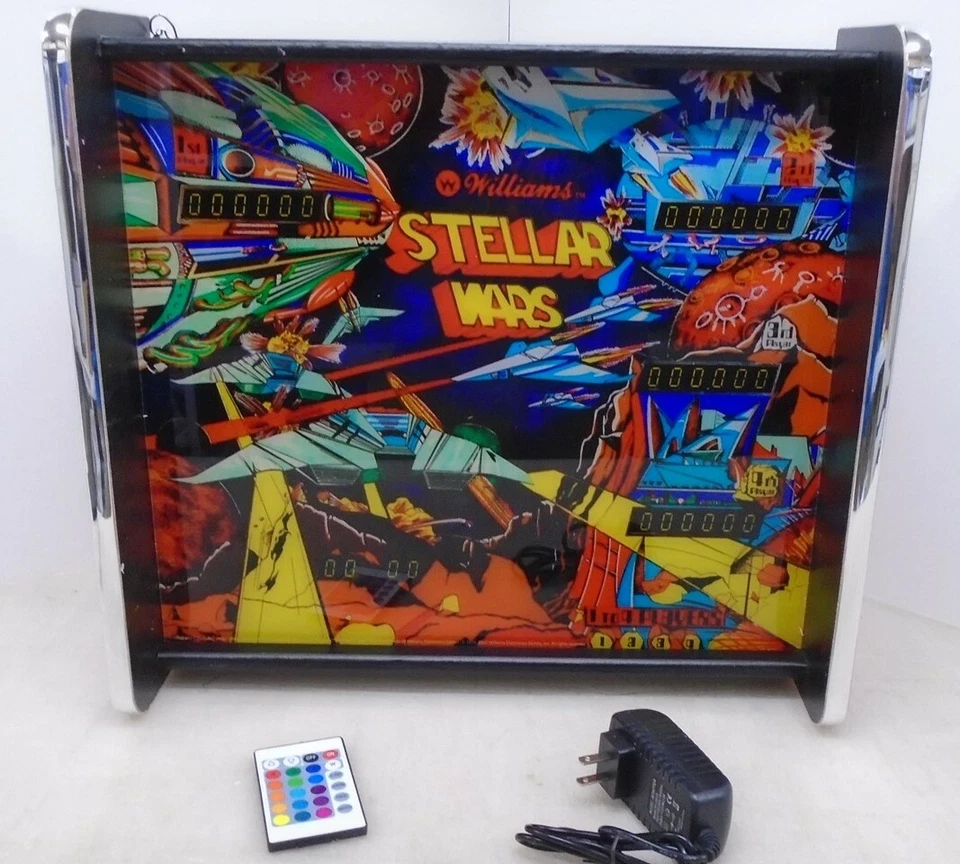 Williams Stellar Wars Pinball Head LED Display light box - Image 1 of 4