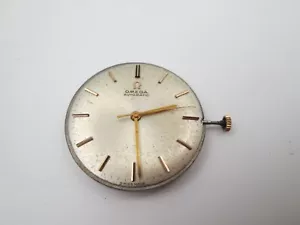 Máquina y esfera Omega. Cuerda automática. Calibre 552. Dial gris. Suiza. 1960 - Imagen 1 de 7