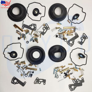 For Yamaha Vmax V-MAX 1200 4× Carburetor Rebuild Kit Diaphragm Air Cut off Valve