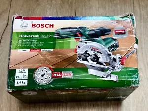 Bosch UNIVERSALCIRC 12v Cordless Circular Saw 85mm & Battery - Foto 1 di 3