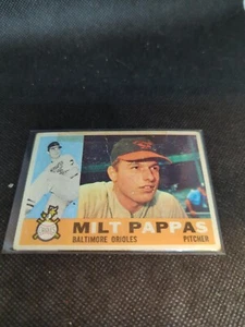 1960 Topps Milt Pappas Baltimore Orioles #12 - Picture 1 of 2