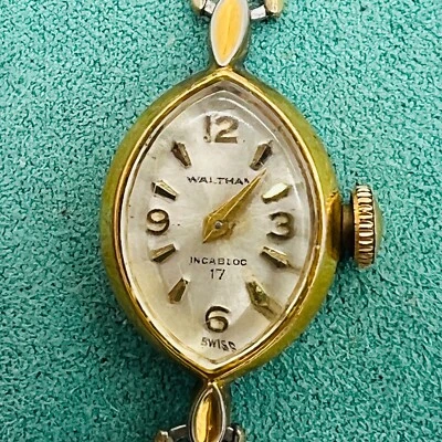 Reloj suizo Hamilton 17 joyas Incabloc tono dorado manual funciona👀 video de colección para mujer Foto 1 de 4