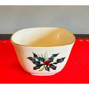 Vintage Lenox, American by design winter greetings bowl - Picture 1 of 3