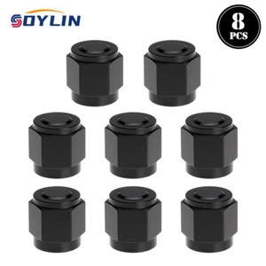 8Pcs 4AN 6AN 8AN 10AN 12AN Female Flare Fitting Cap Block off Nut Fuel Hose Cap - Imagen 1 de 15