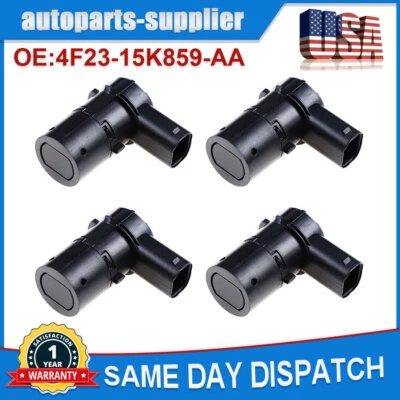 4x Sensor de asistencia de estacionamiento de respaldo para parachoques inverso Ford F150 F250 F350 Explorer Foto 1 de 4