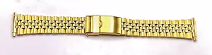 Neu BULOVA Link vergoldetes Band mit federbelasteten Enden - Bild 1 von 3