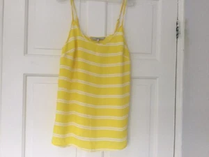Next Yellow and White Stripe Camisole - Top Size 6 - Picture 1 of 6