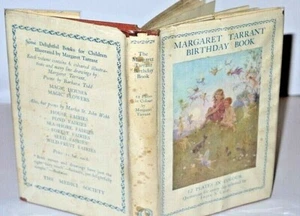 * Very Rare * Margaret Tarrant Birthday Book in D/J Circa 1932 - Picture 1 of 10