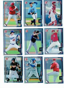 2015 Bowman Draft Silver 25 Card Lot Bowman 1st's and Prospects /499