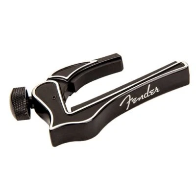 Genuine Fender Dragon Acoustic or Electric 6-String Guitar Capo - BLACK - Image 1 of 2