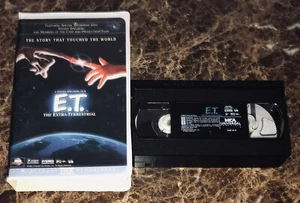 E.T. The Extra-Terrestrial 1982 Clamshell VHS 1996 Universal Steven Spielberg - Imagen 1 de 2
